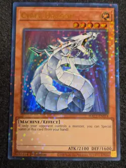 Yugioh Cyber Dragon HAC1-EN014 Duel Terminal Ultra Rare 1st Ed NM - Image 1