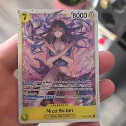 One Piece CCG Nico Robin EB03-055 Super Rare 8000 Power Character Card - Image 1
