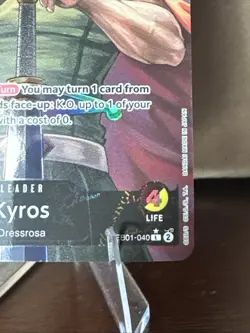 Kyros (Alternate Art) EB01-040 Extra Booster: Memorial Collection Foil - Image 4