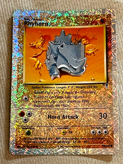 RHYHORN 90/110 Legendary Collection REVERSE HOLO / NM / Pokemon Card - Image 1