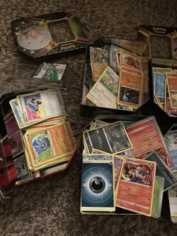 HUGE POKEMON COLLECTION RARES! UNCOMMONS! COMMONS ENERGY CODE CARDS BULK!! 5 TIN - Image 2
