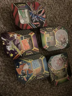 HUGE POKEMON COLLECTION RARES! UNCOMMONS! COMMONS ENERGY CODE CARDS BULK!! 5 TIN - Image 3