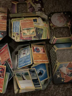 HUGE POKEMON COLLECTION RARES! UNCOMMONS! COMMONS ENERGY CODE CARDS BULK!! 5 TIN - Image 4