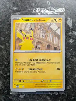 Pikachu At The Museum Pokemon Card TCG Promo - Image 1