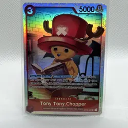 Tony Tony.Chopper OP08-007 SR ONE PIECE Tcg Card Game NM RED - Image 1