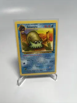 Pokemon Omanyte 52/62 - Fossil set common - Same day shipping - NM/M Card - Image 1