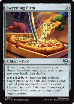 ~ Everything Pizza ~ NM ~ Teenage Mutant Ninja Turtles ~ MTG ~ - Image 1