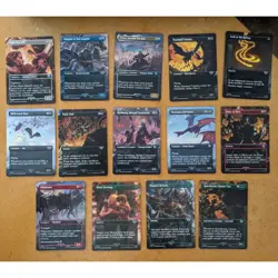 MTG Lot of 14 LTR Lord of the Rings Borderless Cards C/U ft. Gothmog - Image 1