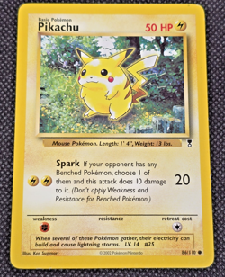 Pikachu 60/64 1st Edition Red Cheeks Jungle Set 1999 Pokemon TCG Card LP -- L11 - Image 1
