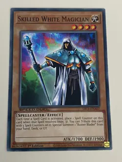 Yugioh - Skilled Magician Set Dark Blue Brown White Red NM - Plus Free Holo A - Image 5