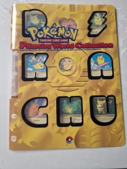 Pokemon 2000 Pikachu World Collection–Complete 9 Card Set–Folder Included - Image 3