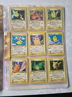 Pokemon 2000 Pikachu World Collection–Complete 9 Card Set–Folder Included - Image 5