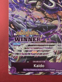 One Piece Winner Pack Vol. 5 Kaido ST04-003 Promotion Promo Card - Image 5