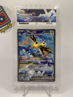 Pokemon TCG Zapdos EX Card 202/165 Scarlet VIOLET-151, Sir Ace, Mint 9 - Image 1