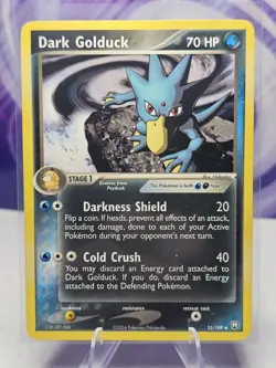 Pokemon Card Dark Golduck Team Rocket Returns 35/109 Uncommon Regular NM - Image 1