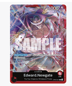 Edward.Newgate (OP02-001) OP02-001 L One Piece Card Game - Image 1