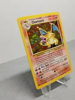 Pokemon TCG Charizard Holo Card Rare #4/102 1999 Base Set Vintage Nice Card!1999 - Image 3