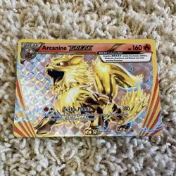 Pokemon Arcanine BREAK Holo Card XY180 160 HP 2016 English Standard - Image 1