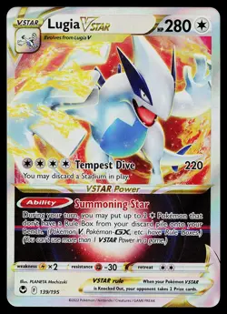 Pokemon Card - Lugia VSTAR Silver Tempest 139/195 Ultra Rare - Image 1
