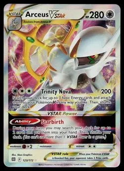 Pokemon Card - Arceus VSTAR Brilliant Stars 123/172 Ultra Rare - Image 1