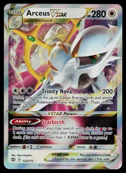 Pokemon Card - Arceus VSTAR Brilliant Stars 123/172 Ultra Rare - Image 1