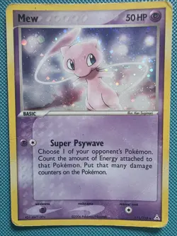 Pokemon Mew 111/110 Ex Holon Phantoms Secret Holo Rare Card HP - Image 1