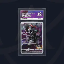 Pokemon TCG Armored Mewtwo Full Art Holo Card 365/Sm-p Japanese ACE 10 - Image 1
