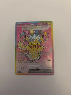 Pokemon TCG Pikachu ex 277/217 ASC EN Mega Evolution Ascended Heroes SIR - Image 1