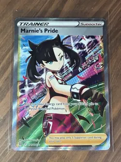 Marnie's Pride Pokemon Brilliant Stars 171/172 Full Art Ultra Rare NM - Image 1