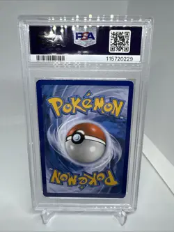 2019 POKEMON SM BLACK STAR PROMO #SM201 FULL ART/RESHIRAM & CHARIZARD GX PSA 7 - Image 2
