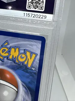 2019 POKEMON SM BLACK STAR PROMO #SM201 FULL ART/RESHIRAM & CHARIZARD GX PSA 7 - Image 5
