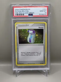 Potion Reverse Foil PSA 10 LOW POP 9 ~ Pokemon TCG EX FIreRed LeafGreen 101/112 - Image 1