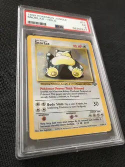 1999 Pokemon Jungle Snorlax Holo #11 - PSA 5 EX - Image 4