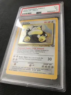 1999 Pokemon Jungle Snorlax Holo #11 - PSA 5 EX - Image 5