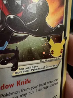 Pokemon TCG Greninja Gold Star Celebrations Black Star Promo SWSH144 - Image 3