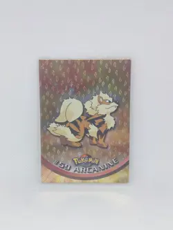 1999 Topps Pokemon TV Black Logo Flames Foil Arcanine #59 - Image 1