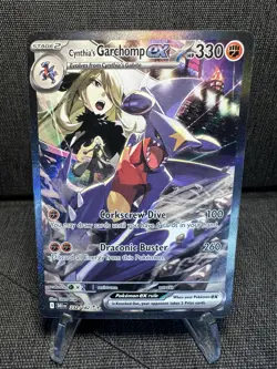 Pokemon TCG Cynthia's Garchomp ex 232/182 Destined Rivals SIR Near Mint - Image 1