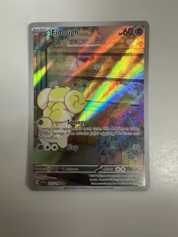 Pokemon Fidough Illustration Rare 213/198 SV01: Scarlet & Violet Base Set Holo - Image 1