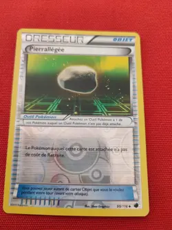 PIERRALLEGEE 99/116 HOLO REVERSE N&B GLACIATION PLASMA RARE CARTE POKEMON FR - Image 2