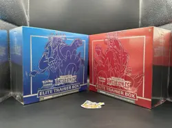 Pokemon Battle Styles ETB Lot of 2 (Red & Blue) NEW FACTORY SEALED Elite Trainer - Image 1