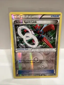 Pokemon: Scizor Spirit Link Reverse Holo Rare XY Phantom Forces 2016 - NM - Image 1