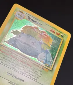 Pokemon TCG: Venusaur 15/102 - Unlimited Holo Rare - Base Set - *MP* - Image 3