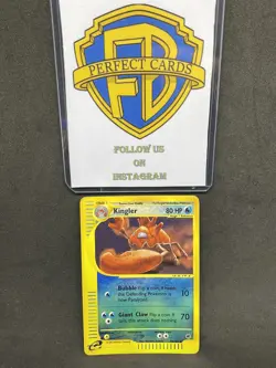 POKEMON EXPEDITION REVERSE-NONHOLO KINGLER 50/165 PL ENG - Image 1