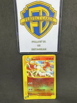POKEMON EXPEDITION REVERSE-NONHOLO RAPIDASH 62/165 PL ENG - Image 1