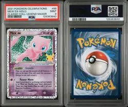 2021 Pokemon Celebrations Mew Ex Holo PSA 9 Mint #88 Englisch - Image 1