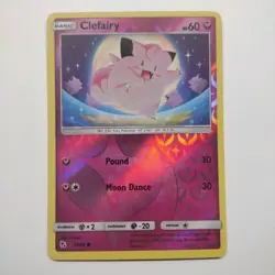 Pokemon Reverse Holo Clefairy (39) Hidden Fates 39/68 MINT - Image 1