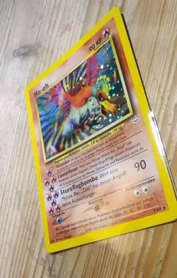 Ho-Oh 7/64 Holo Rare Neo Revelation Pokemon Card German 🇩🇪 Vintage NM EX - Image 3