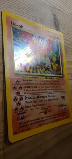 Ho-Oh 7/64 Holo Rare Neo Revelation Pokemon Card German 🇩🇪 Vintage NM EX - Image 5