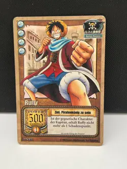 One Piece TCG 1999 Ruffy „Ziel: Piratenkonig zu sein“ LK-C01T - Holo - Image 1