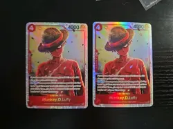 2 Monkey.D.Luffy OP12-015 SR - One Piece TCG Legacy of the Master - Image 1